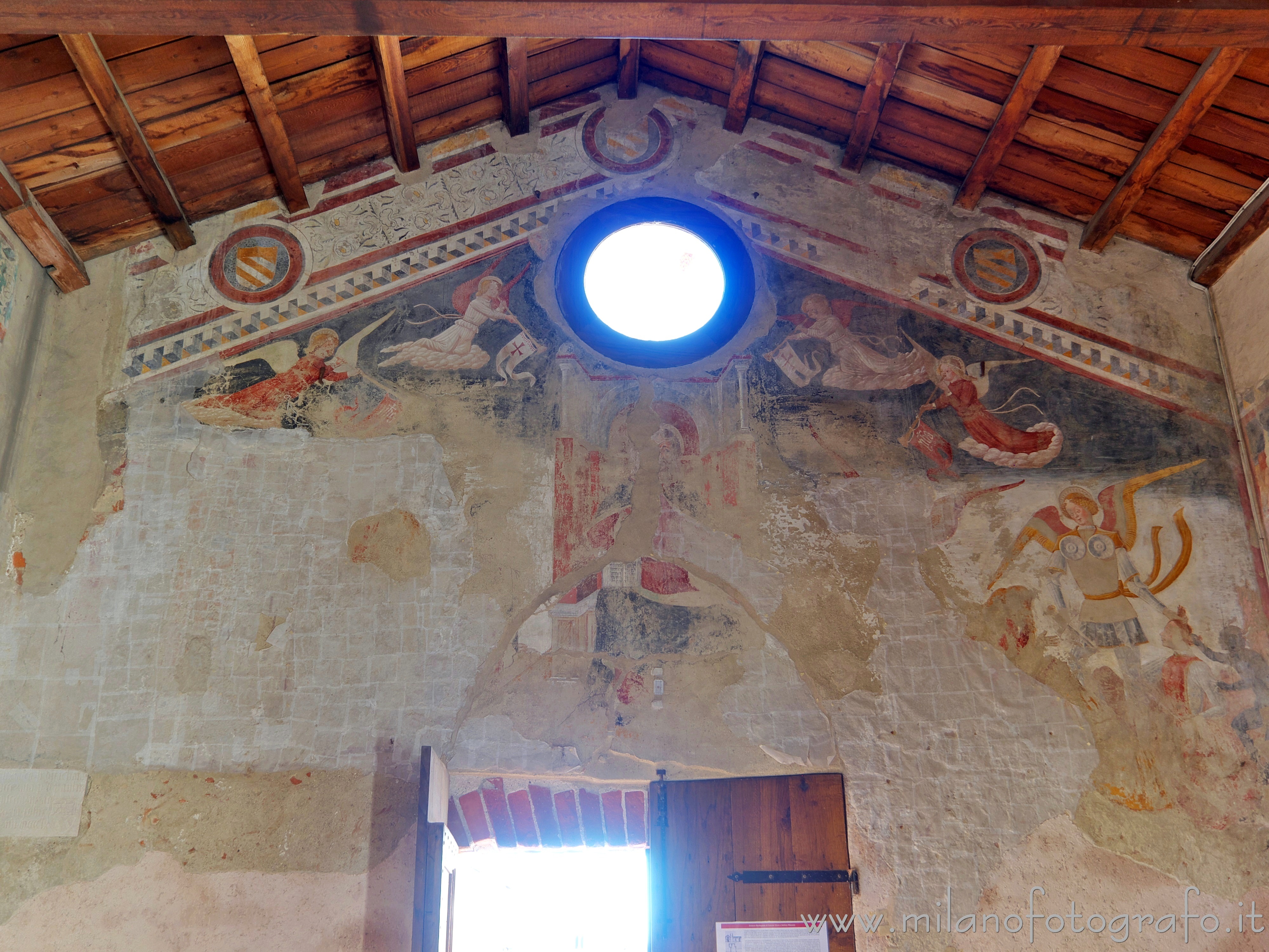 Settimo Milanese (Milan, Italy) - Counterfacade of the Oratory of San Giovanni Battista